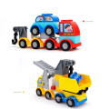 Amazon Hot Selling Plastic Building Block DIY Toy for Kids Town Truck & Tracked Excavator 43pcs